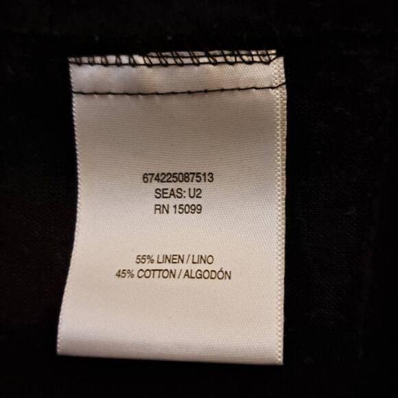 Structure Womens Fast Tac Long Sleeve Modern Fit Button up Shirt Black Size L/G - Picture 4 of 4